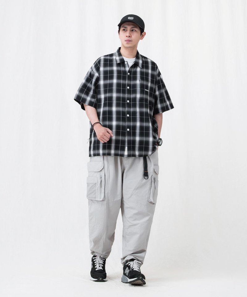 PSV0205-251 寬版短袖襯衫 BRAND LOGO LOOSE-FIT SHIRT