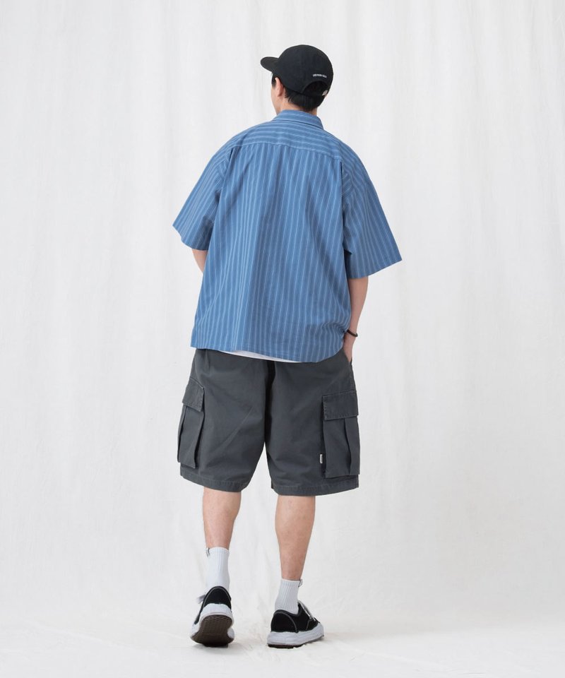 PSV0205-251 寬版短袖襯衫 BRAND LOGO LOOSE-FIT SHIRT
