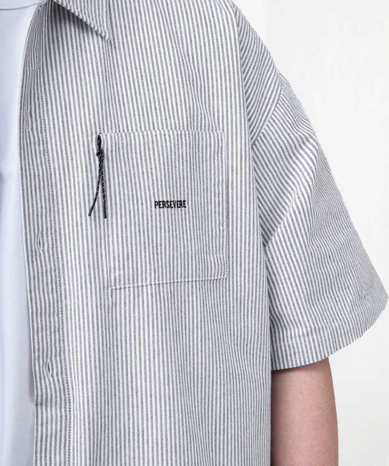PSV0205-251 寬版短袖襯衫 BRAND LOGO LOOSE-FIT SHIRT