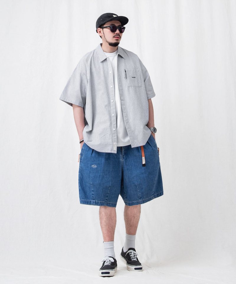 PSV0205-251 寬版短袖襯衫 BRAND LOGO LOOSE-FIT SHIRT