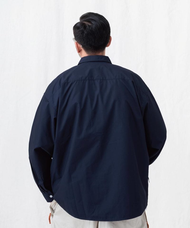 寬版長袖襯杉