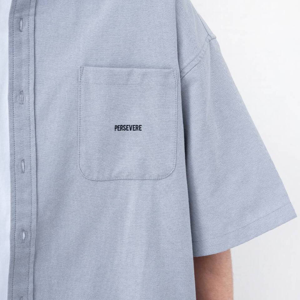 寬版短袖襯杉 LOOSE-FIT POCKET SHIRT