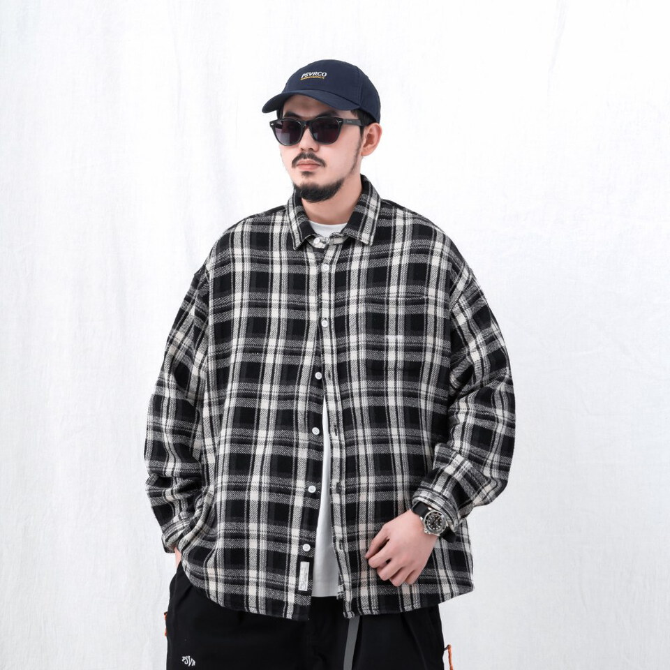 PSV0210-262 寬版長袖襯衫 loose-fit LS shirt