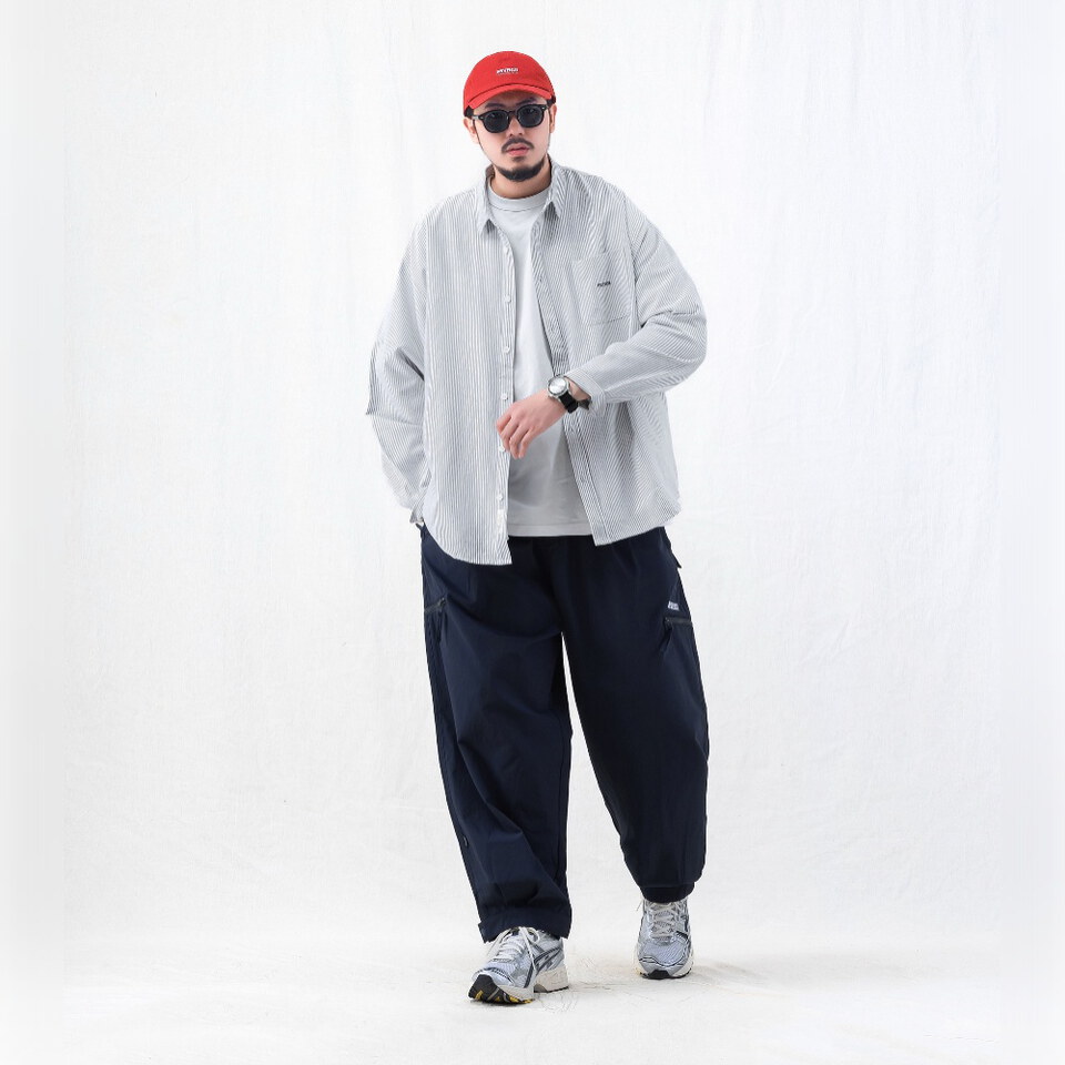 PSV0211-262 寬版長袖襯衫 loose-fit LS shirt