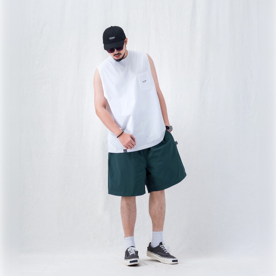 PSV0507-261 口袋寬肩背心 WIDE-SHOULDER POCKET TANK TOP