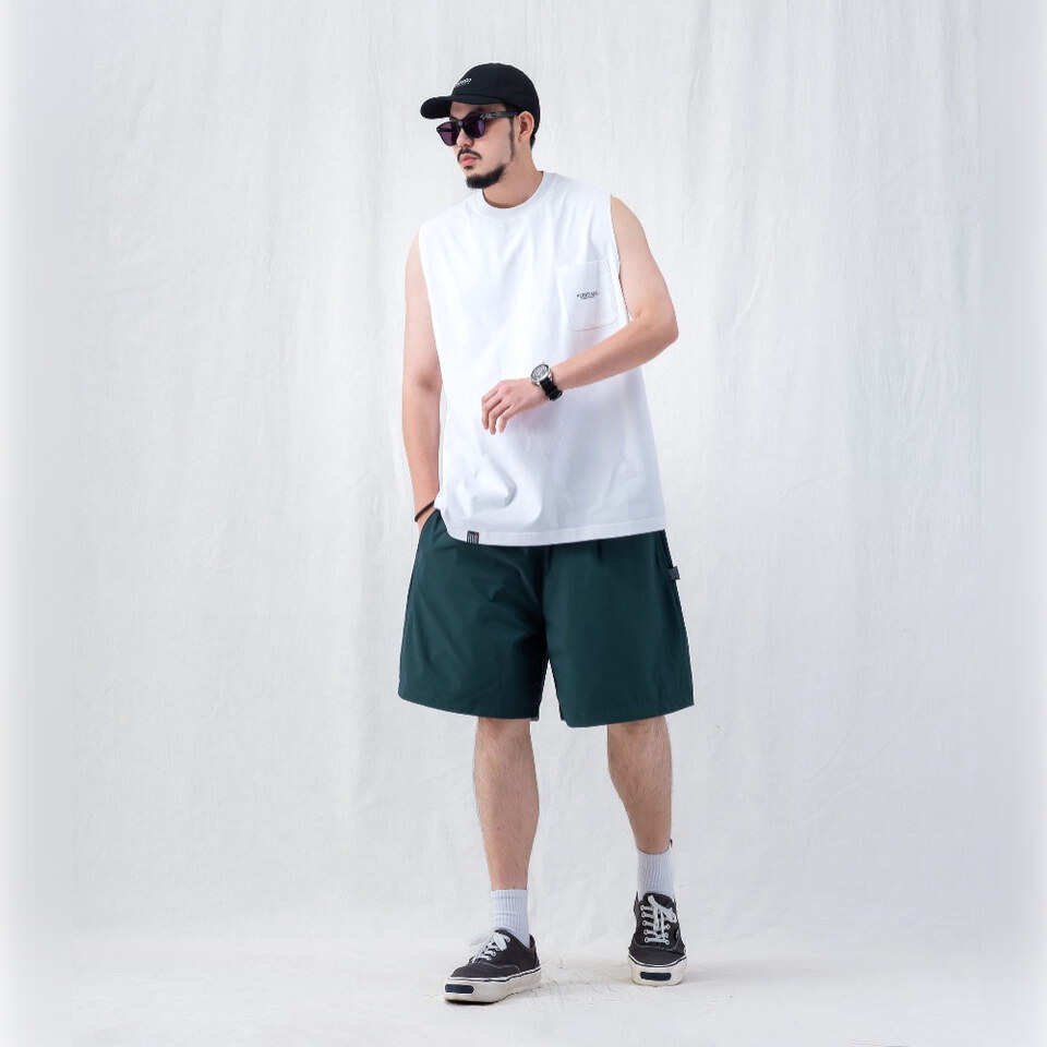 PSV0507-261 口袋寬肩背心 WIDE-SHOULDER POCKET TANK TOP