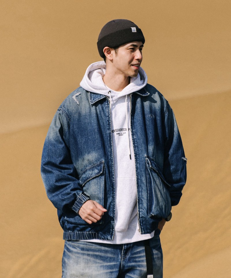 PERSEVERE 週年限定-破壞牛仔外套