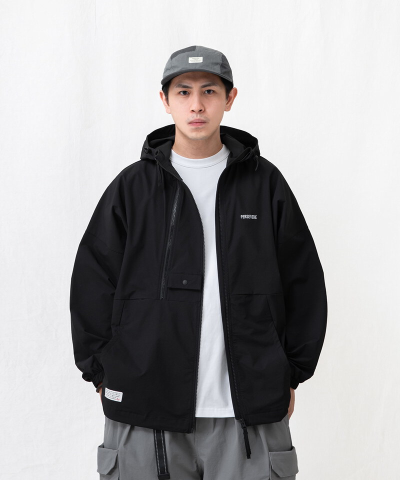 PSV1114-252 防潑水連帽外套 WATER-REPELLENT PULLOVER SHELL JACKET