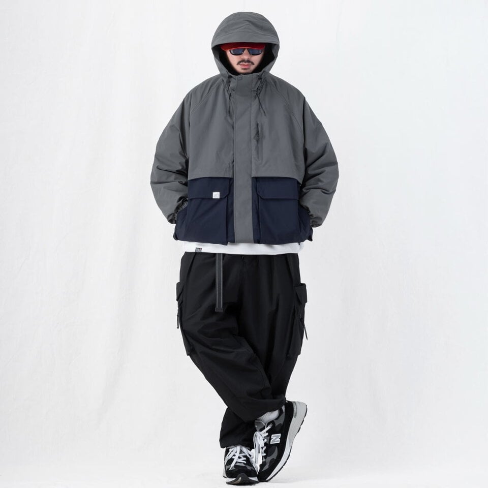 多功能連帽鋪棉外套