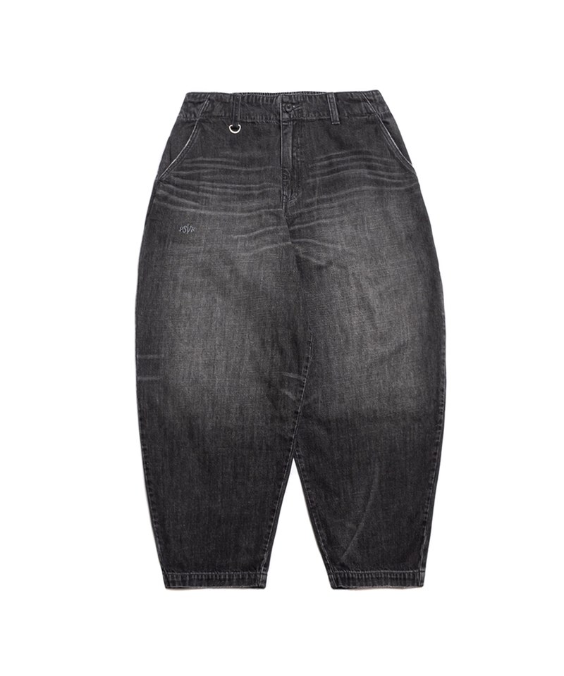 水洗貓鬚牛仔長褲 ENZYME-STONEWASHED HIGE JEANS