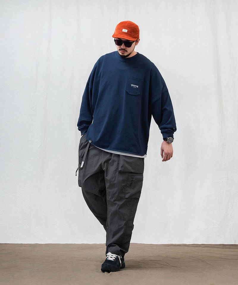 多口袋海軍長褲 MULTI-POCKET TAPERED PANTS