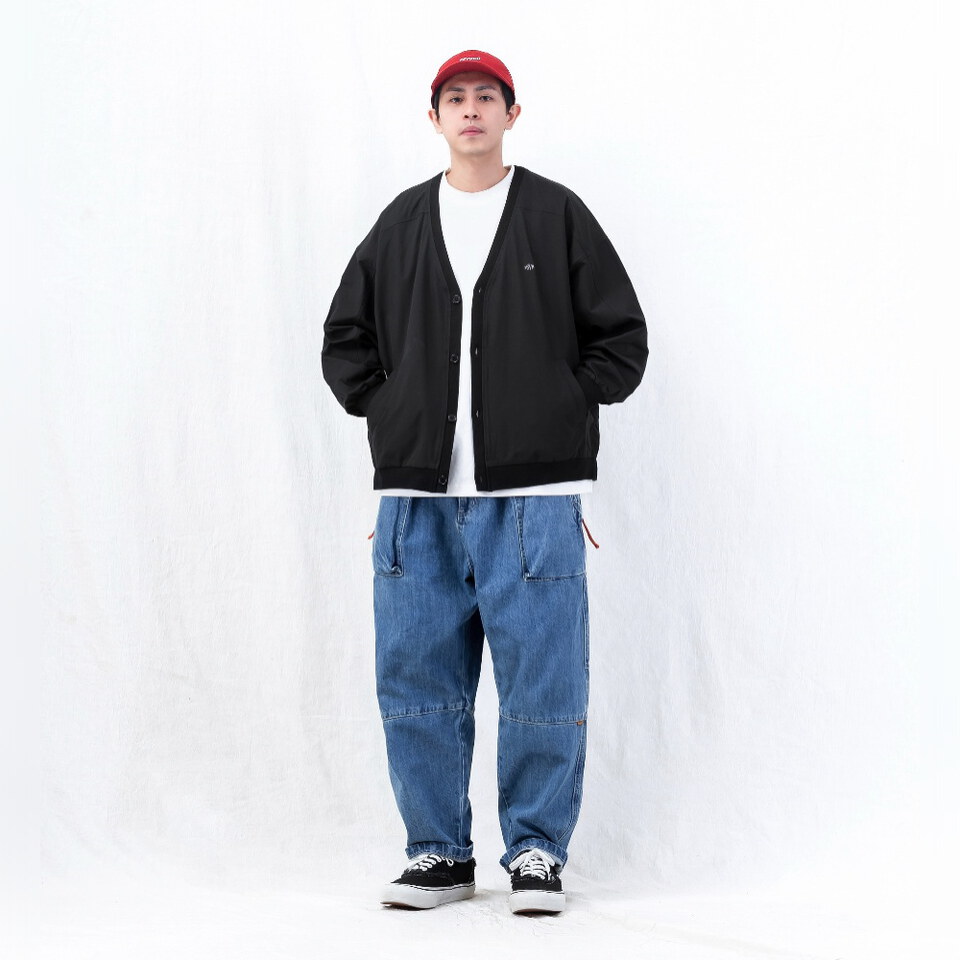 PSV1628-262 海軍長褲 ENZYME-WASHED TAPERED PANTS