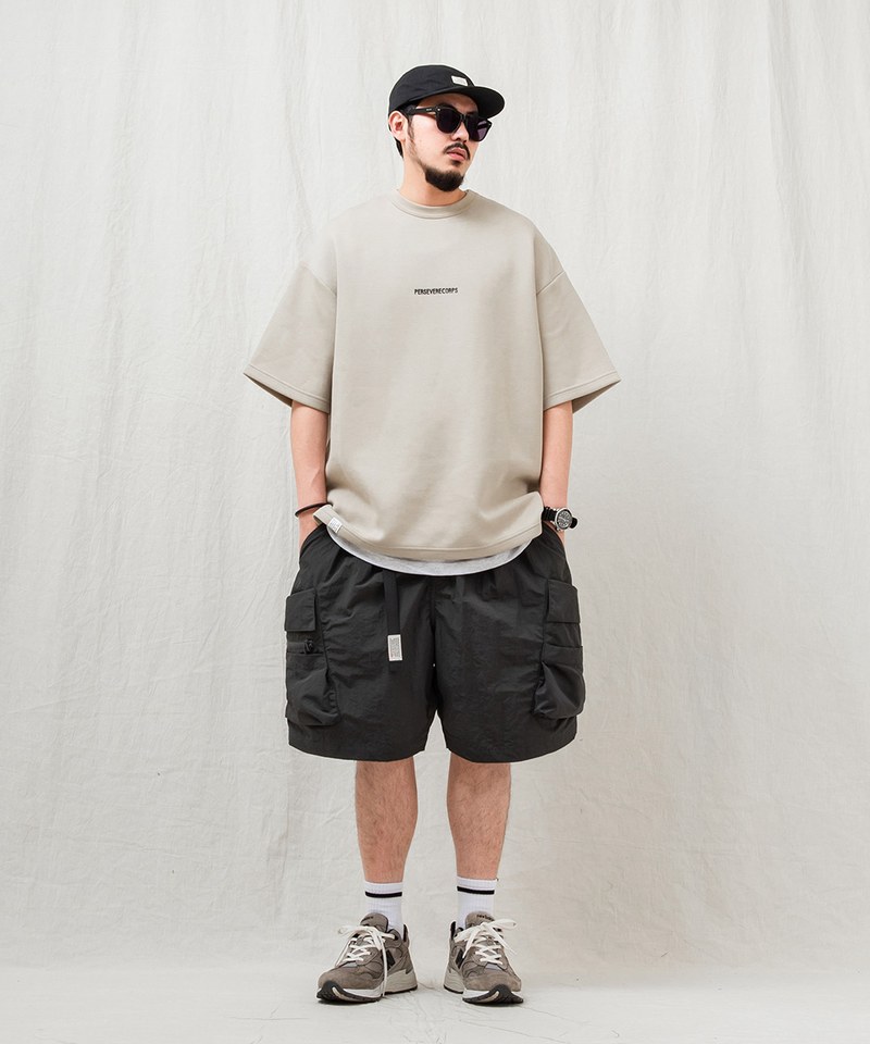 防潑水尼龍軍短褲 WATER-REPELLENT NYLON CARGO SHORTS