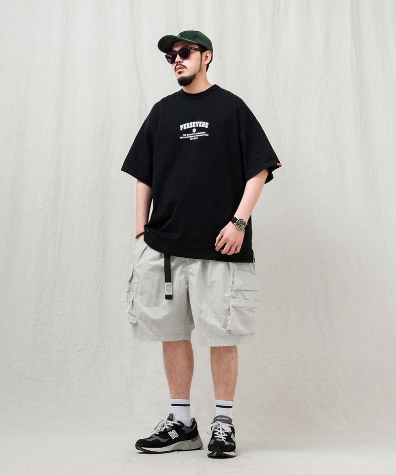 防潑水尼龍軍短褲 WATER-REPELLENT NYLON CARGO SHORTS