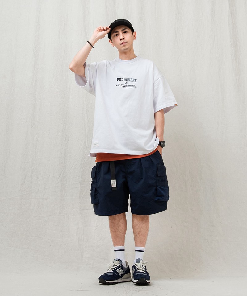 防潑水尼龍軍短褲 WATER-REPELLENT NYLON CARGO SHORTS
