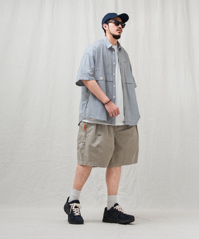 立體摺線氣球短褲 PLEATED BALLOON SHORTS