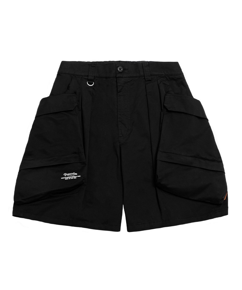 立體口袋軍短褲 WASHED MULTI-POCKET CARGO SHORTS