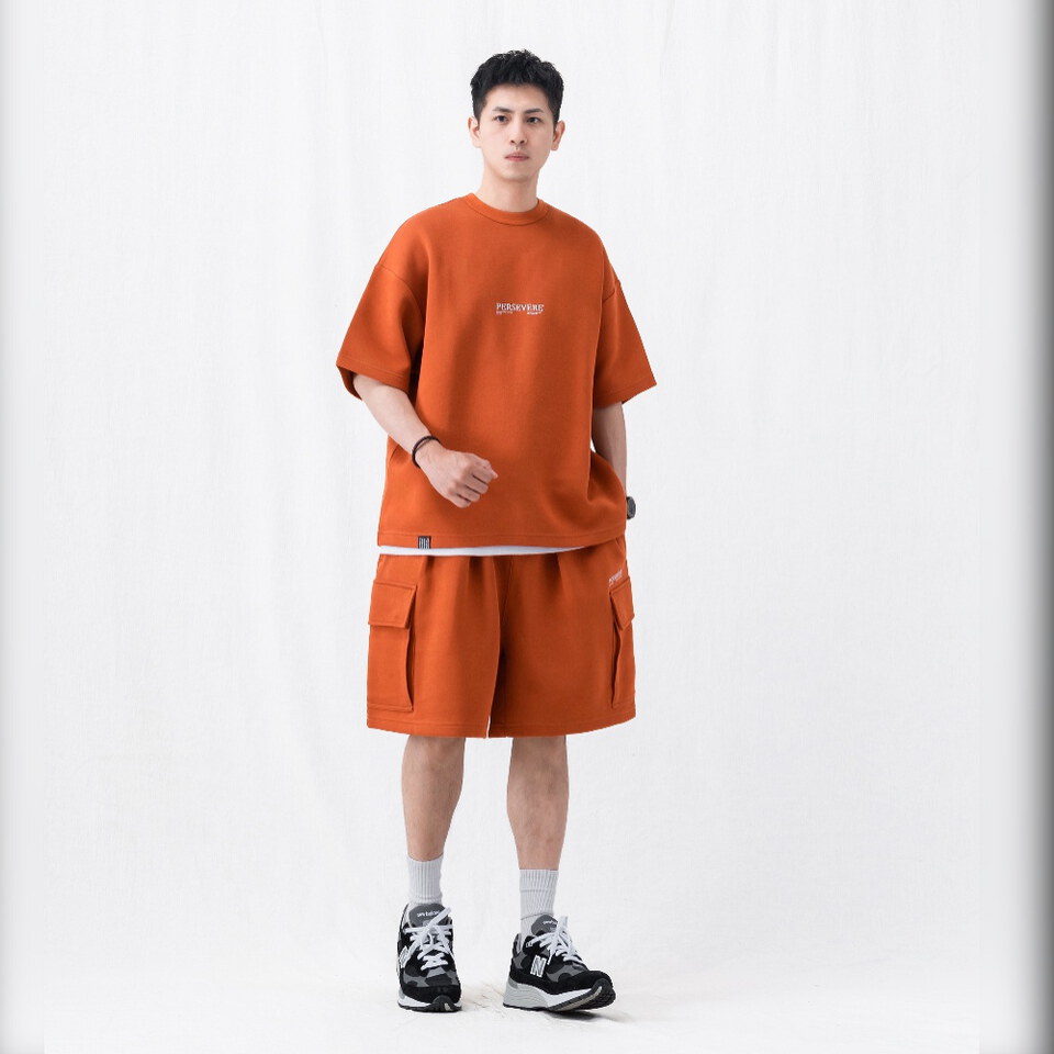 寬版棉套裝口袋短褲 LOOSE FIT COTTON SHORTS