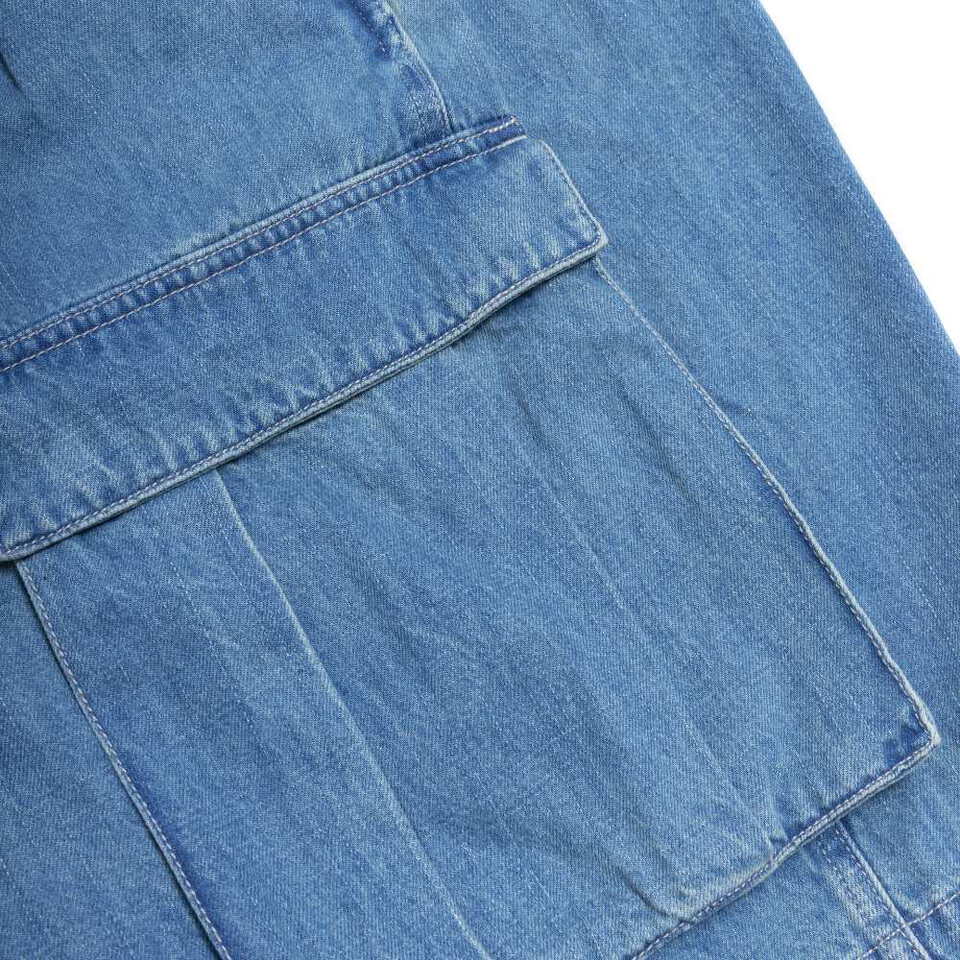六分口袋短褲 KNEE-LENGTH CARGO SHORTS