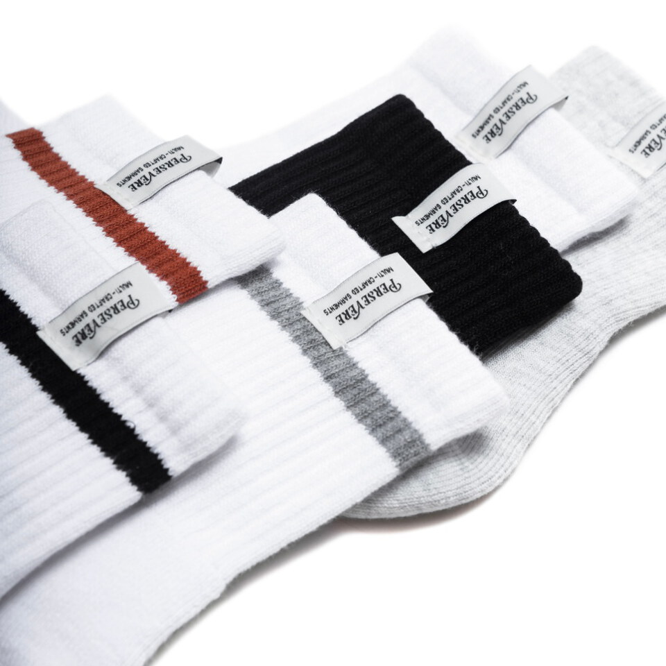 定番款中筒襪 CLASSIC CREW SOCKS ＆ STRIPED SOCKS