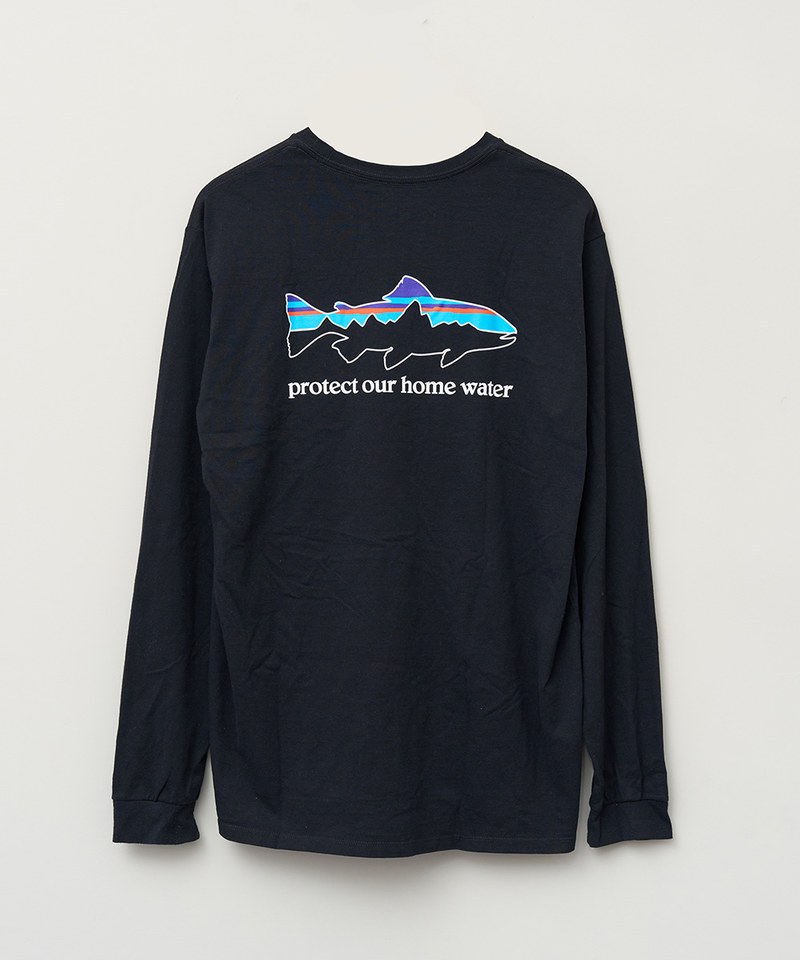 環保長袖TEE Ms LS Home Water Trout Responsibili-Tee