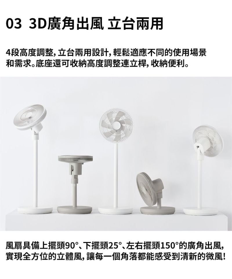 recolte Cordless Circulation Fan 無線循環電風扇