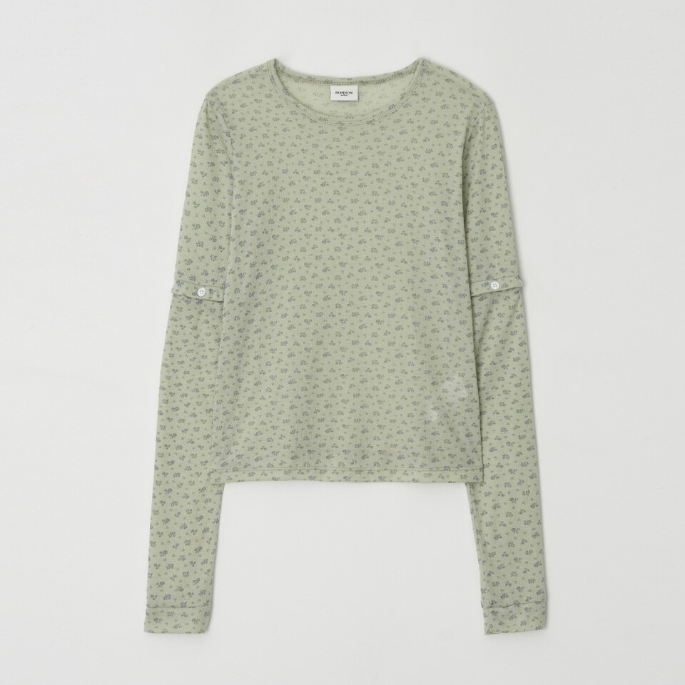 RON0101-262 可拆式上衣 DETACHABLE BUTTON SLIM LONG SLEEVE