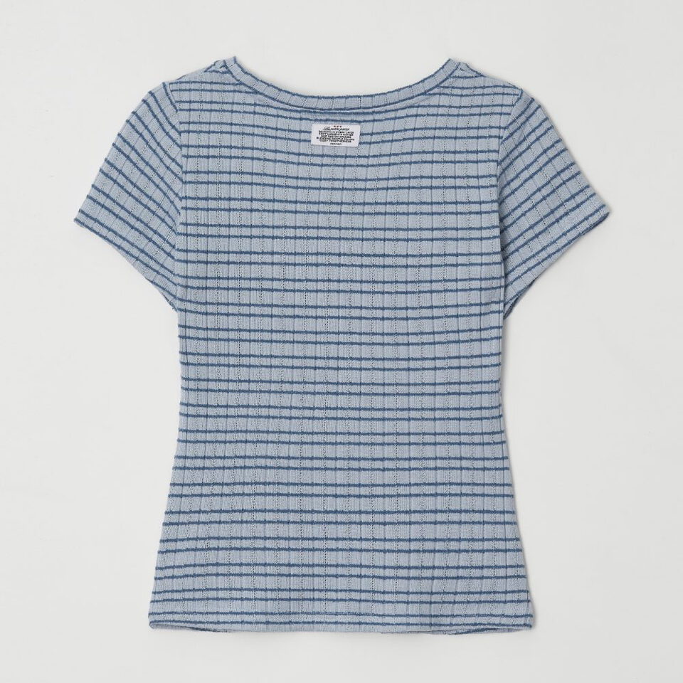 RON0102-262 條紋短袖上衣 STRIPE SLIM FIT SHORT SLEEVE