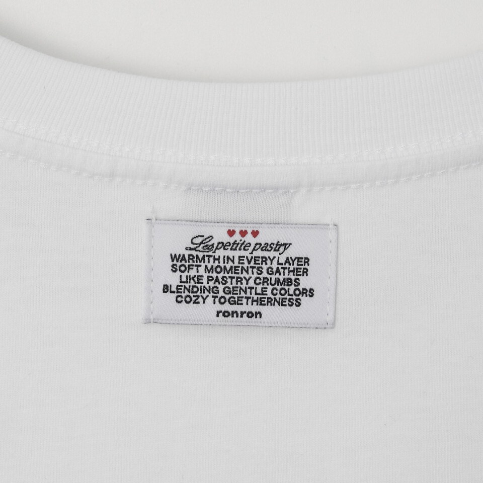 RON0103-262 印花上衣 CREAM MATCHA BASIC FIT T SHIRT