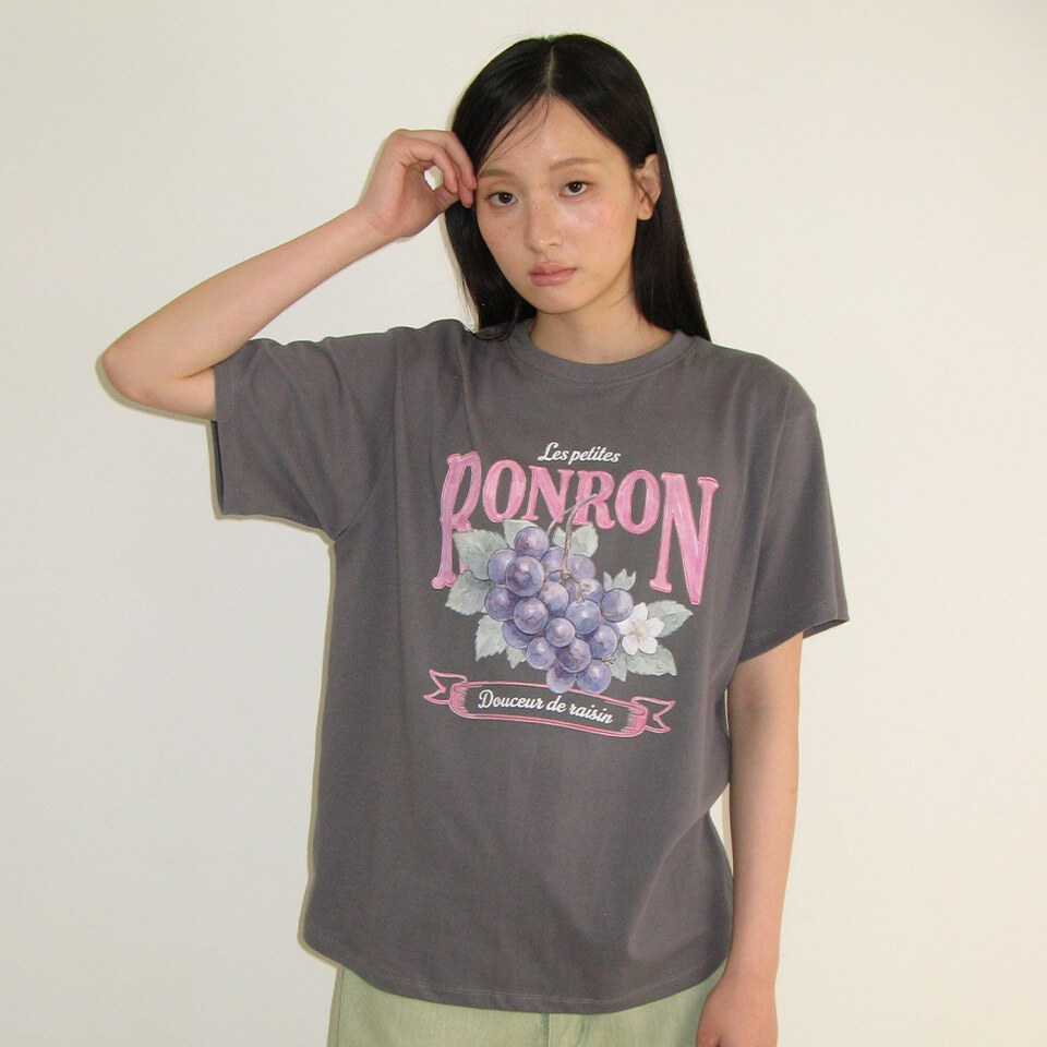 RON0104-262 葡萄圖案上衣 VINTAGE GRAPE BASIC FIT T SHIRT