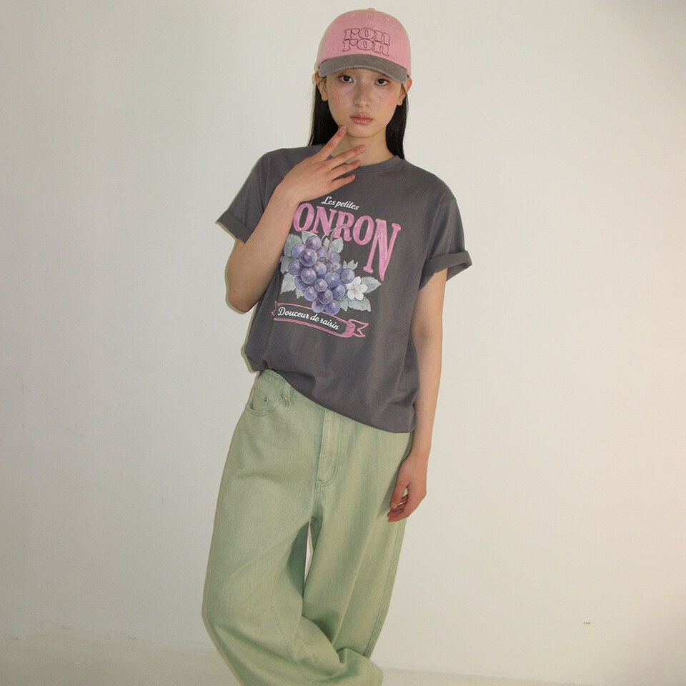 RON0104-262 葡萄圖案上衣 VINTAGE GRAPE BASIC FIT T SHIRT