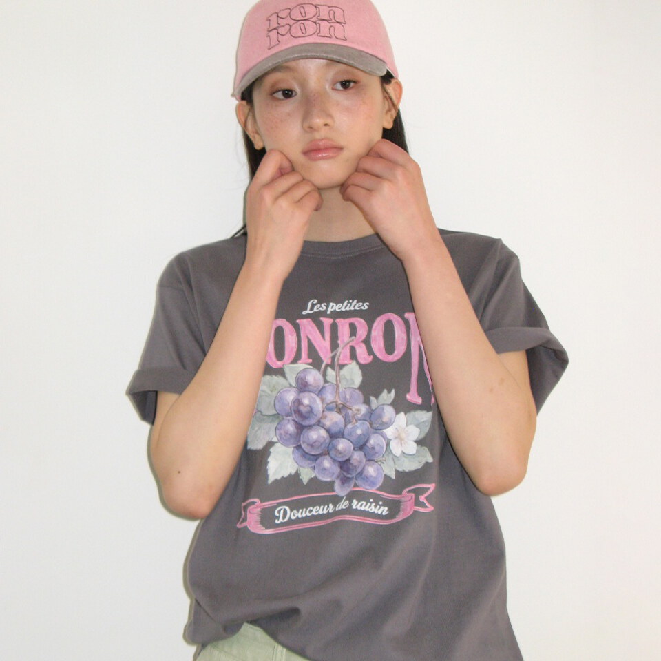 RON0104-262 葡萄圖案上衣 VINTAGE GRAPE BASIC FIT T SHIRT