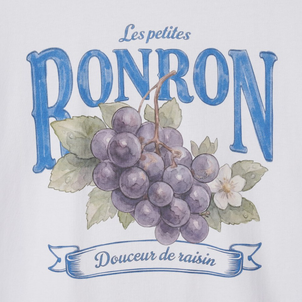 RON0104-262 葡萄圖案上衣 VINTAGE GRAPE BASIC FIT T SHIRT