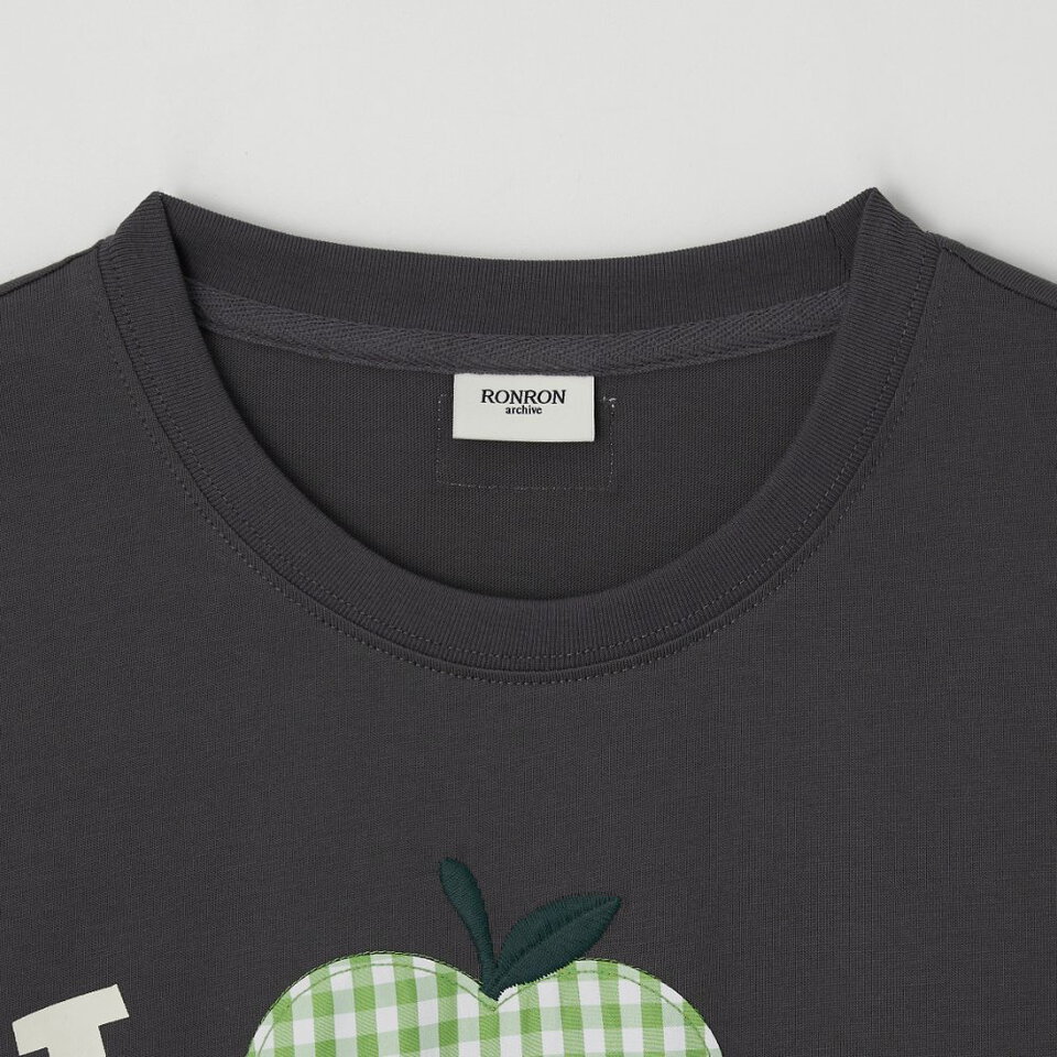 RON0107-262 印花短袖上衣 I RR APPLIQUE BASIC FIT T SHIRT