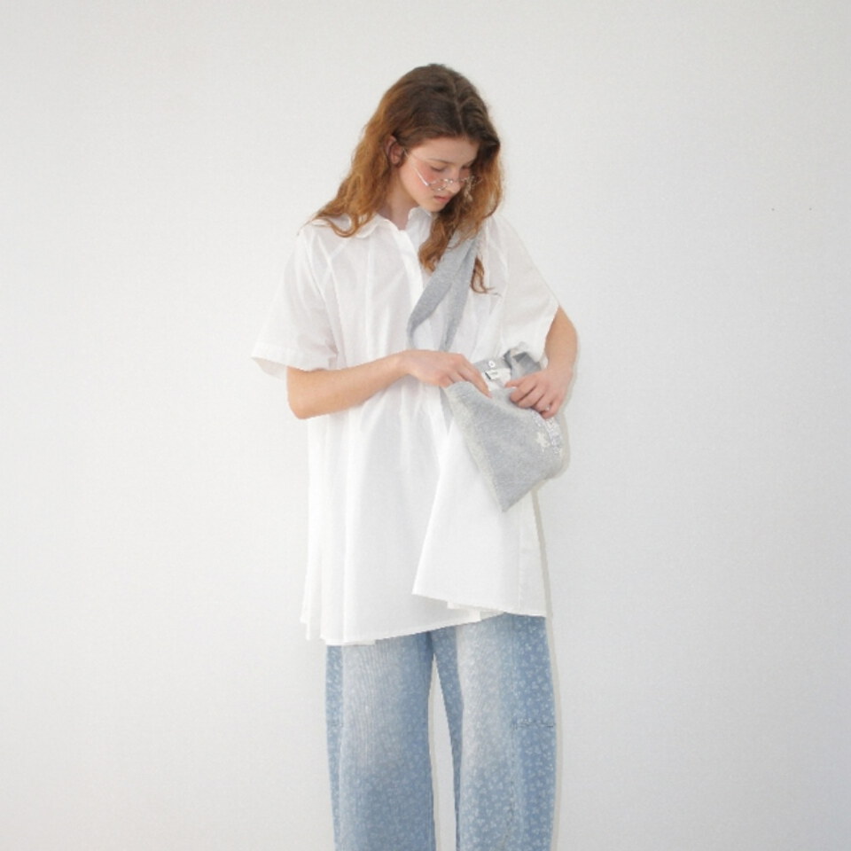 RON0109-262 A字襯衫裙 A LINE COLLAR SHIRT DRESS