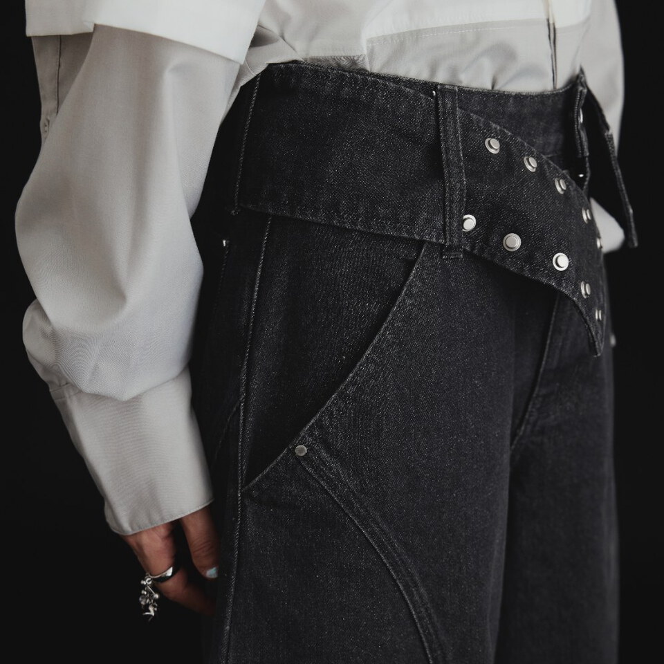 RTE1601-261 Shift Panel Denim Trousers