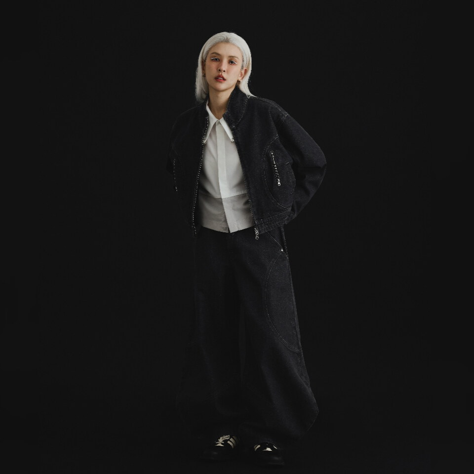 RTE1601-261 Shift Panel Denim Trousers