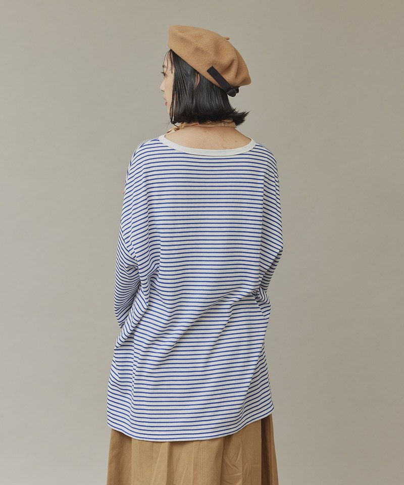 經典巴斯克澎袖條TEE