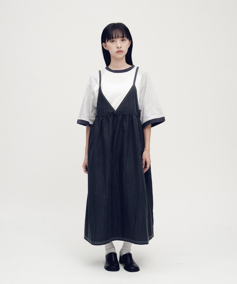 SAA0037-252 竹節棉拼色短袖TEE