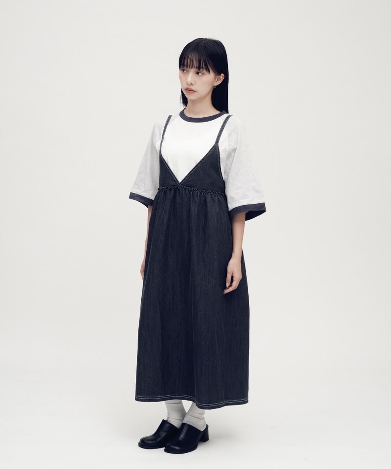 SAA0037-252 竹節棉拼色短袖TEE