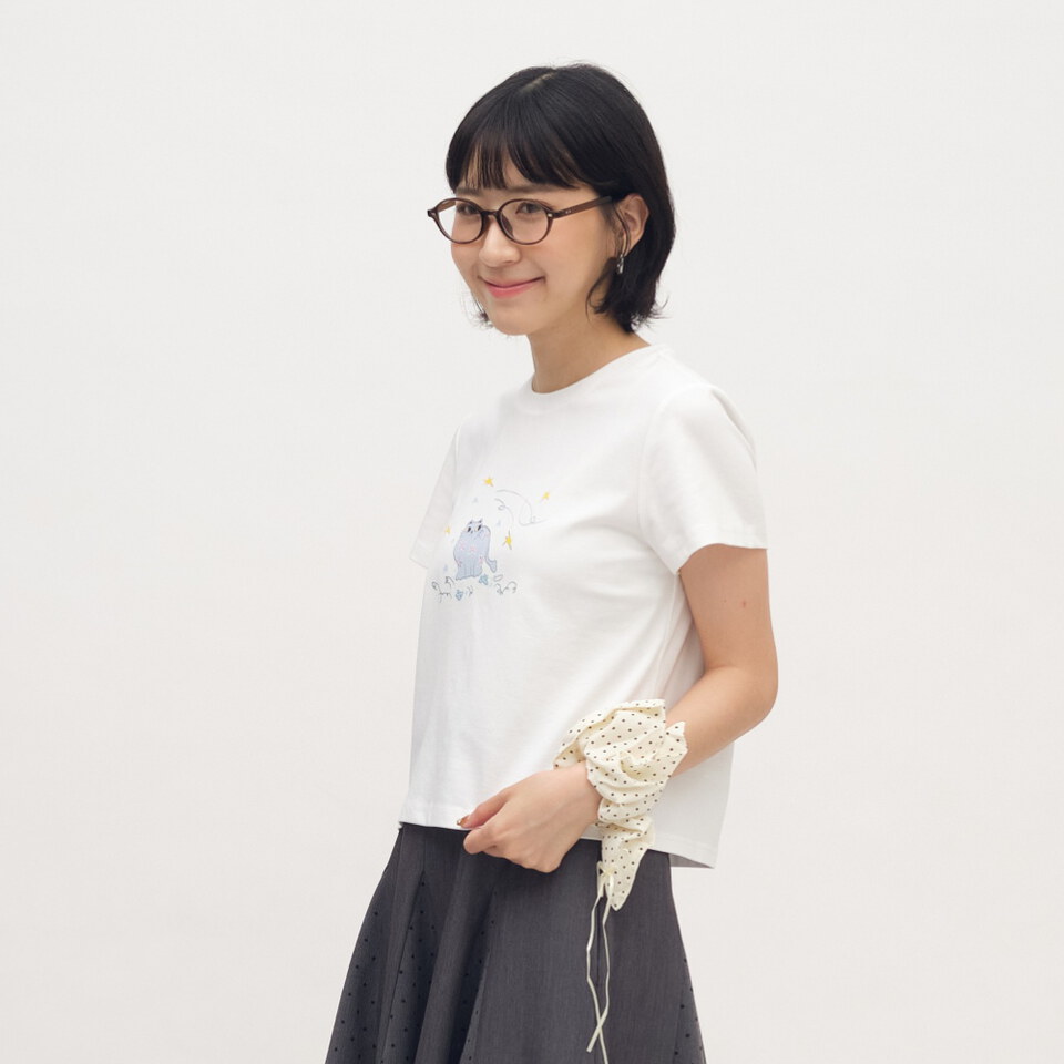 流星貓貓合肩TEE