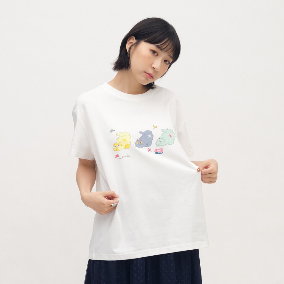 SAA0047-261 貓貓翹屁股寬鬆TEE