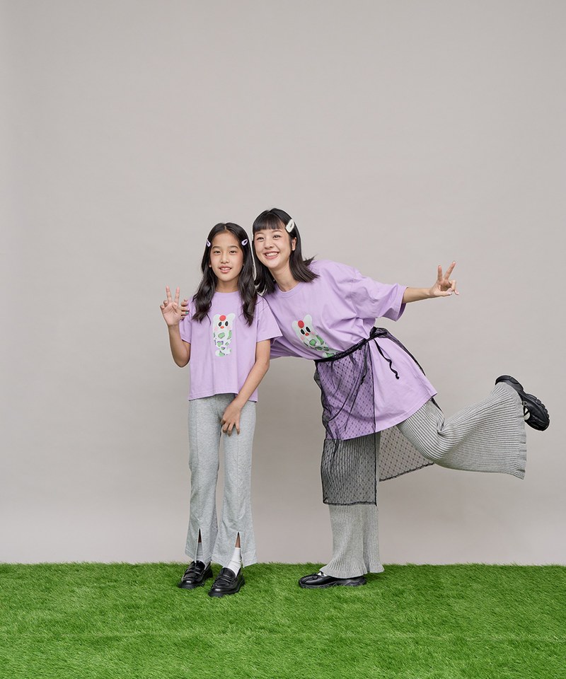 豹紋聖代小兔小童TEE