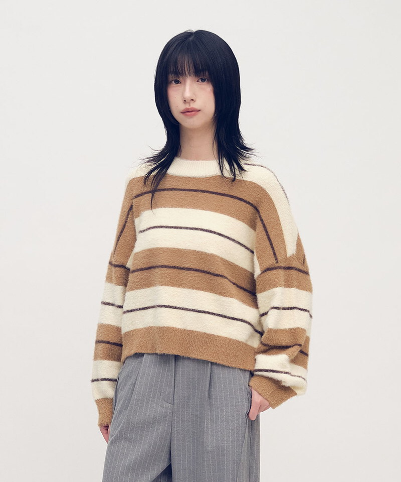條紋毛衣