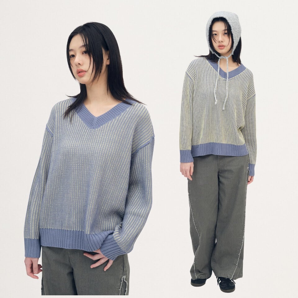 SAA0326-252 雙面穿針織上衣