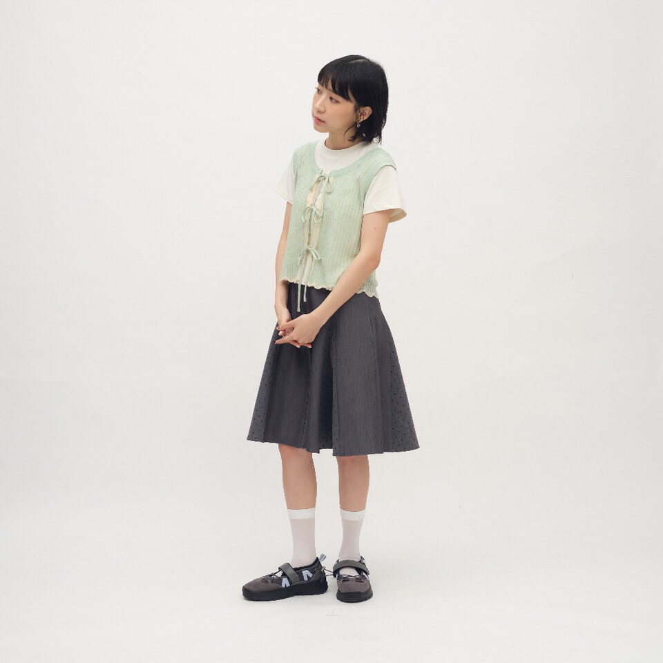 雙面穿波浪針織