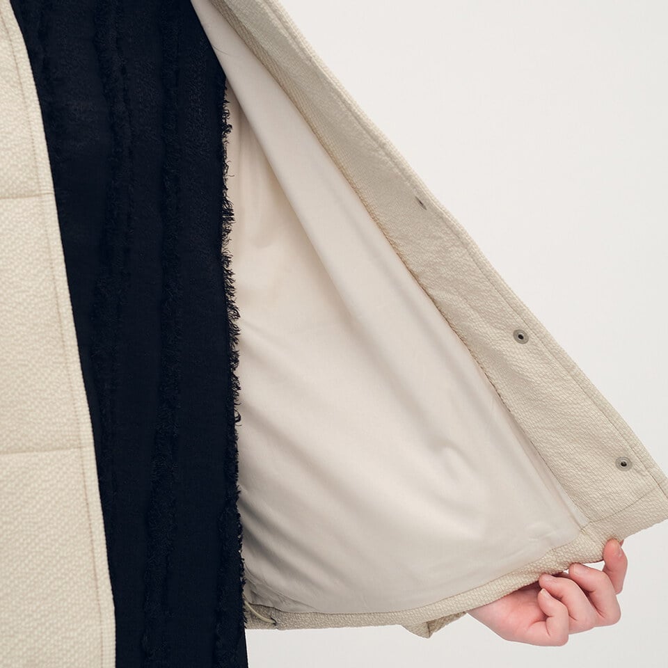 短版鋪棉外套