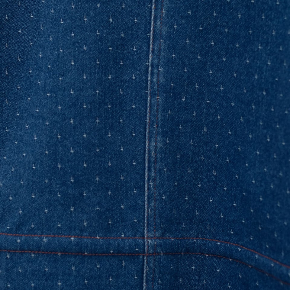 星點丹寧拼接外套