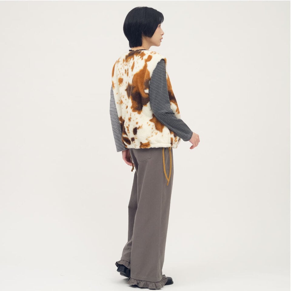 SAA1131-261 雙面穿麂皮毛毛背心