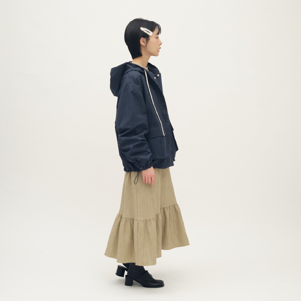 大口袋連帽工裝外套